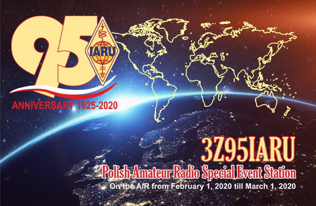 3Z95IARU QSL Card