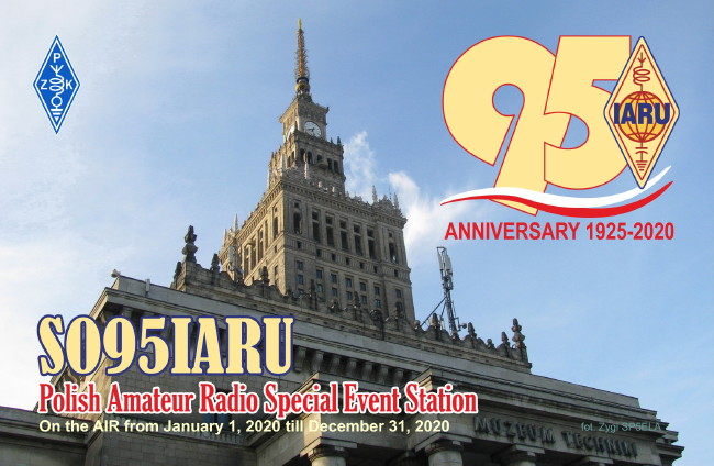 SO95IARU QSL Card